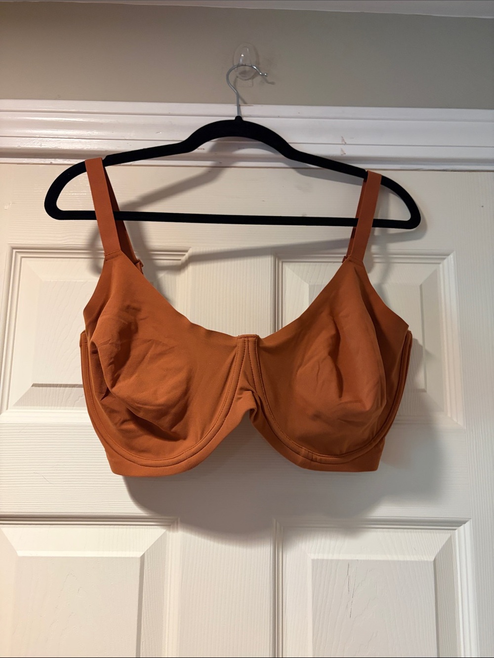 SKIMS Fits Everybody Unlined Demi Bra in Bronze 40H